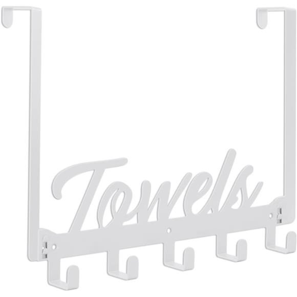 Over The Door Hooks, Towel Rack for Bathroom Towel Holder for Hanging Heavy Duty - Picture 1 of 6